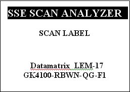 Scan Analyzer Screen Shot